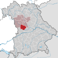 Der Landkreis Weißenburg-Gunzenhausen innerhalb Bayerns