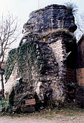 Burgstall Wolkenstein - Reste einer Mauer oder eines Turms