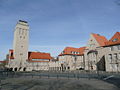 Rathaus und Wasserturm in Delmenhorst
