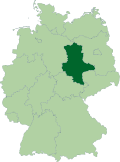Lage von Sachsen-Anhalt