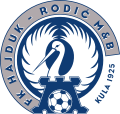 FK Hajduk-Rodic M and B Kula.svg