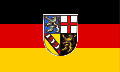 Flagge des Saarlandes