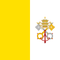 Flagge der Vatikanstadt
