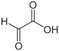 Strukturformel Glyoxylsäure