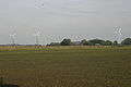 Hof mit Windenergieanlagen in Hagermarsch