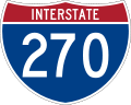 Straßenschild „Interstate 270“