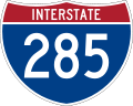 Straßenschild „Interstate 285“