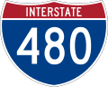Straßenschild „Interstate 480“