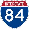 Straßenschild „Interstate 84“