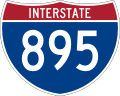 Straßenschild „Interstate 895“