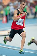 Kevin Borlée bei den Weltmeisterschaften 2011 in Daegu