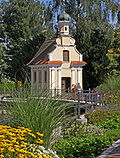 Die Mühlkapelle in Krumbach (lag ehemals an der Grenze zwischen Krumbach und Hürben auf Hürbener Seite)