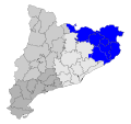Katalonien, Provinz Girona hervorgehoben