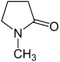 Struktur von N-Methyl-2-pyrrolidon