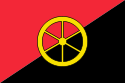 Flagge der Gemeinde Aalburg