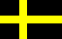 Inoffizielle Kreuzflagge Härjedalens