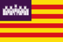 Flagge der Autonomen Region Balearische Inseln