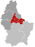 Lagekarte Kanton Diekirch