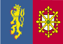 Flagge der Gemeinde Mook en Middelaar