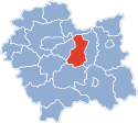 Lage des Powiat Bocheński
