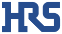 Firmenlogo mit dem stilisierten Schriftzug "HRS"