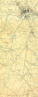 Landkarte des Shawsheen