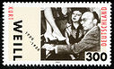 Stamp Germany 2000 MiNr2100 Kurt Weill.jpg