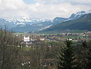 Brixen im Thale mit Kirchberger Pfarrkirche im Hintergrund