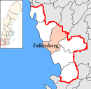 Lage der Gemeinde Falkenberg