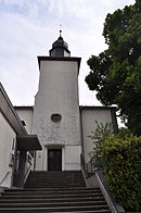 Falkenstein, Christkönig-Kirche, Turm.JPG