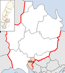 Lage der Gemeinde Håbo