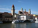 Rathaus und Dom St. Stephan in Passau