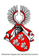Ritterliches Wappen der Familie von Cramm