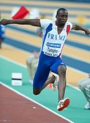 Teddy Tamgho bei den Hallenweltmeisterschaften 2010 in Doha