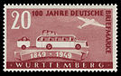 Fr. Zone Württemberg 1949 50 Postbus und Flugzeug.jpg
