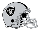 Helm der Oakland Raiders