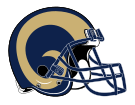 Helm der St. Louis Rams