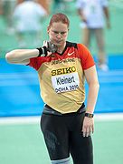 Nadine Kleinert bei den Leichtathletik-Hallenweltmeisterschaften 2010 in Doha.