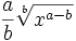 \frac {a}{b}\sqrt[b]{x^{a-b}}