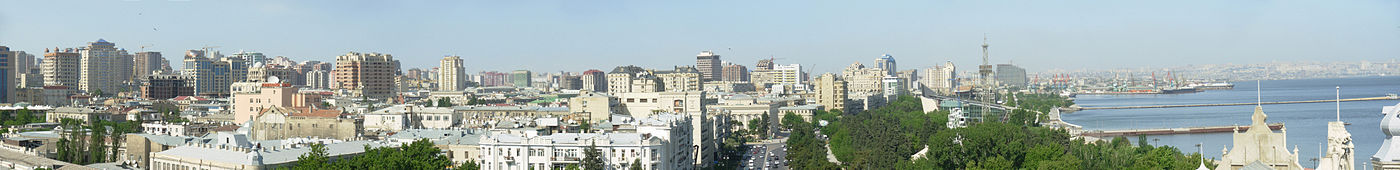 Panorama von Baku
