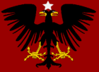Nationalflagge des Fürstentums Albanien