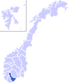 Aust-Agder in Norwegen