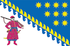 Flagge der Oblast Dnipropetrowsk