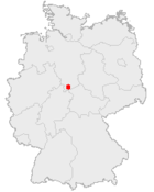 Göttingens Lage in Deutschland