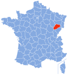 Lage von Haute-Saône in Frankreich