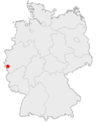 Lage von Eschweiler-Weisweiler in Deutschland