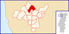 Lagekarte für Santa Maria de Avioso
