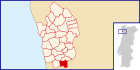 Lagekarte für Vilar do Pinheiro