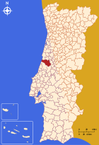 Position des Kreises Pombal (Portugal)