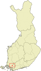 Lage von Marttila in Finnland